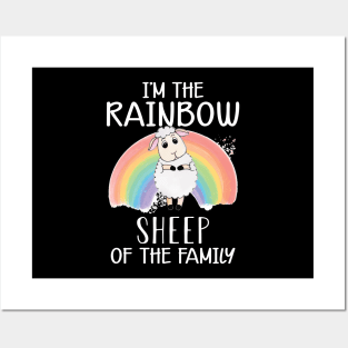 LGBT - I'm the rainbow sheep of the family Posters and Art